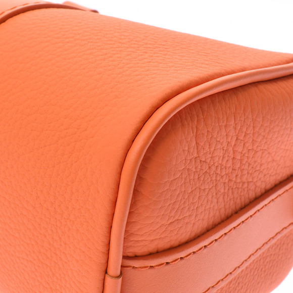 Louis Vuitton Keepall XS Aerogram Leather 2way Volcano Orange Leather Handbag - Picture 9 of 12